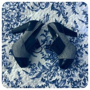 Herringbone Oxford Booties